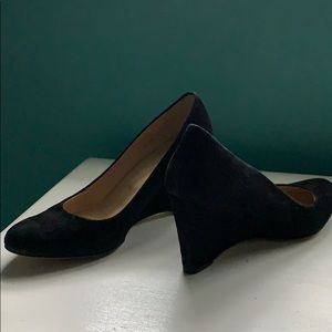 JCrew suede wedge